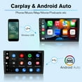 thumbnail image 6 of AWESAFE Wireless Carplay Car Radio Stereo Compatible Mitsubishi Outlander 2014-2018,Andriod 12 2GB+32GB with Carplay Android Auto GPS Navigation Bluetooth Steering Wheel Control, 6 of 7