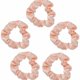 thumbnail image 1 of Kitsch Satin Scrunchies, Softer than Silk, Hair Scrunchies for Frizz Prevention, Satin Hair Ties for Breakage Prevention and Gentle Style Preservation, Sleep and Night Scrunchie, 5 Pack, Blush, 1 of 4