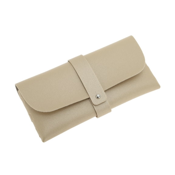 Unique Bargains 1 Pc Thin Eyeglasses Case Lightweight Eyeglasses Storage Champagne