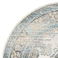thumbnail image 5 of SAFAVIEH Evoke Mladen Oriental Area Rug, Grey/Blue, 6'7" x 6'7" Round, 5 of 7