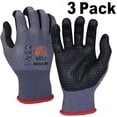 thumbnail image 5 of WOLF Industrial Ultra-Thin Nitrile Foam Grip Palm Coated Nylon Shell Work Glove - (Large 3Pack), 5 of 6