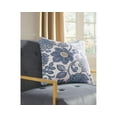 thumbnail image 3 of Signature Design by Ashley Miriam Floral 20 x 20 in Accent Throw Pillow, Blue & White, 3 of 4