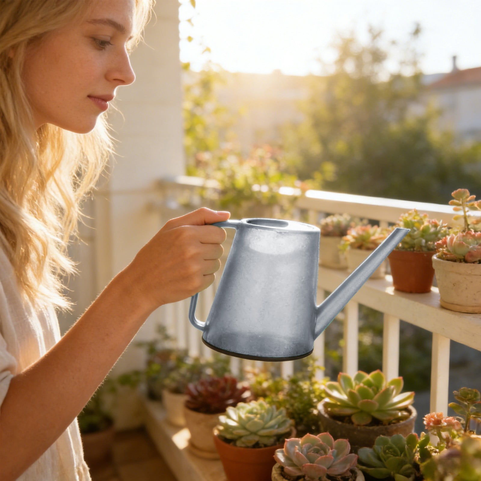 Lunxisen 4 Pcs Watering Can For Home Gardening Enthusiasts Long Spout Planter Care Indoor Outdoor Plant Watering Tool