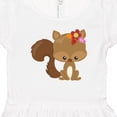 thumbnail image 4 of Inktastic Spring Animals, Cute Squirrel, Colorful Flowers Girls Toddler Dress, 4 of 5