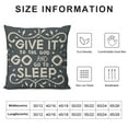 thumbnail image 5 of COMIO  Give It to God and Go to Sleep, Decorative Pillows Covers for Bed, Throw Pillows Cover for Bed,Pillow Cover,Decorative Bed Pillows for Bedroom Room, 5 of 5