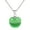 Light Green, variant on 8 Colors Apple Statement Necklace White Gold Plated, Candy-Red Apple Cubic Zirconia Pendant Necklace Earrings Jewelry for Women YL007-RED