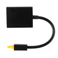 thumbnail image 2 of Cable de audio de fibra óptica digital 1 macho a 2 hembra adaptador divisor negro Tmvgtek 1xx1he6pt3ys5kn6, 2 of 7