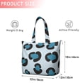 thumbnail image 4 of Light Blue and Black Of Leopard Print Travel Tote Bags for Women Carry On,Large Weekender Bags for Women Travel,Multi Functional Duffle Bag for Work,Shopping,Sports, 4 of 5