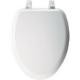 thumbnail image 2 of Bemis 1400TTA000 Elongated Closed Front Toilet Seat with Cover, White, 2 of 2