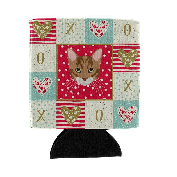 Carolines Treasures CK5174CC Toyger Cat Love Can or Bottle Hugger Can Hugger multicolor