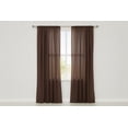 thumbnail image 3 of Solid Poplin Window Curtain or Photography Backdrop 58" Wide - Brown, 3 of 5