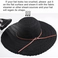 thumbnail image 1 of Sombreros para el sol de playa de verano para mujer UPF Mujer Plegable Floppy Travel Packable UV Sombrero Algodón, Sombrero de ala ancha Negro Sincero Hogar, 1 of 2