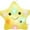 Yellow, variant on TiokMc Star Shaped Plush Throw Pillow with LED Night Light, Soft Glowing Cushion for Kids, Decorative Plush Stuffed Toy Gift, 14.6"x12.8", Yellow