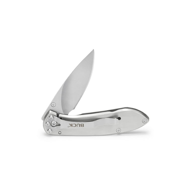 Buck Knives 0327SSS Nobleman Frame Lock Folding Knife with