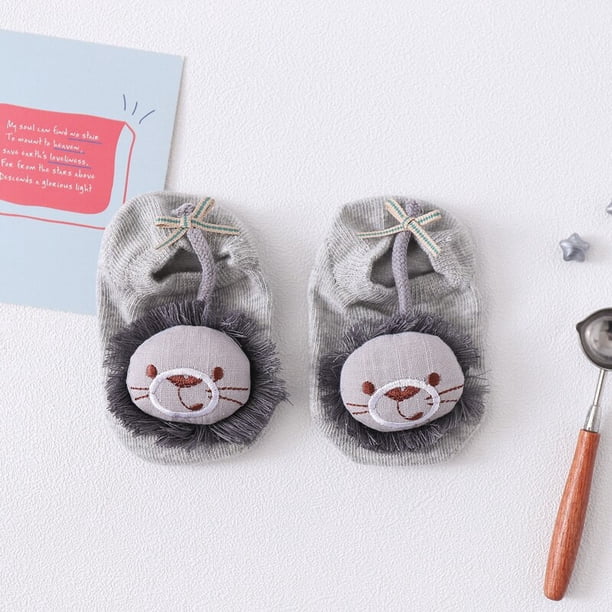 Calcetines antideslizantes de dibujos animados para bebé, zapatillas de juguete para niños y niñas, accesorios para recién nacidos, regalo para niños, ropa para niños pequeños, 36 colores