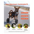 thumbnail image 5 of Dog Wheelchair for Back Legs, Adjustable 2 Wheels Pet Cart - Lightweight Mobility Aid for Disabled/Injured Dogs up to 22lbs, X-Small, 5 of 9