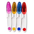 thumbnail image 1 of DEBGFS 4pcs U-Shaped Thread Scissors, Craft Scissors, Portable Strong Embroidery Thread Scissors with Protective Cover for Fabric, Crafts Scissors for Sewing, 1 of 2
