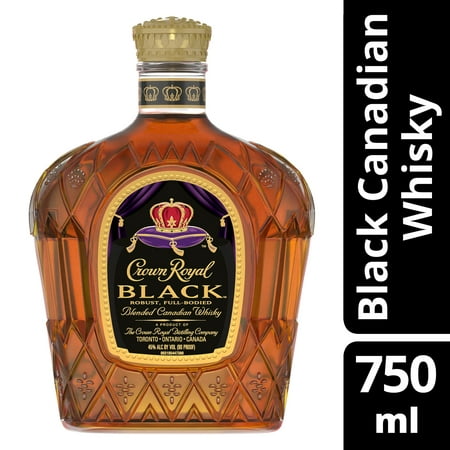 Crown Royal Black Blended Canadian Whisky, 750 mL