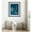 Oliver Black Narrow, variant on Kate and Laurel Framed Wall Art Print 'School of Humpback Whales in the Blue Ocean' by Michael Schauer, 23 x 27, Oliver White Narrow Frame, Coastal, Animal Art for Wall Decor
