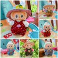 thumbnail image 2 of Ropa y accesorios para muñecas de peluche de 17 cm, minimuñecas de peluche, para muñecas ídolos de Corea del Kpop, Exo, Labubu, monos de mezclilla, ropa, regalo para niños, 2 of 5