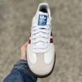 thumbnail image 4 of Adi-das Original Samba OG Men’s Athletic Shoe White Sneaker Trainer Footwear #025, 4 of 6
