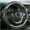 Black/Gray, variant on Carbon Fiber Car Steering Wheel Cover, Universal 15 inch Breathable Anti Slip Steering Wheel Covers, Car Interior Accessories for Men and Women, Fit for Most Car, Trucks, SVU