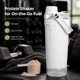 thumbnail image 5 of YUJING SUPERLIFE 20oz Stainless Steel Protein Shaker Bottle with Storage & Whisk Ball Set（army green）, 5 of 5