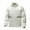 White, variant on Men's Windproof Puffer Jacket Warm Winter Coats Thermal Winter Jackets Ski Jacket with Big Zipper Pockets Black L