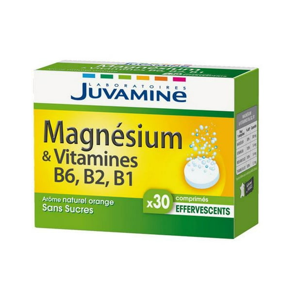 Eerlijk Werkelijk Triatleet Juvamine Magnesium & Vitamins B6 B2 B1 30 Tablets - Walmart.com