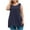 Dark Blue, variant on CHGBMOK Sleeveless Tops for Women Summer Plus Size Tunic Tops Round Neck Casual Flowy Tank Tops Loose Fit
