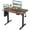 Reddish Brown, variant on Office Desk STARY Electric Standing Desk Adjustable Height Sit Stand Home Office Desk with Splice Board,Work Surface