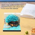 thumbnail image 4 of Calendario Bloc Notas Escritorio 3D 2025 Con LED para Regalo Casa, 4 of 9
