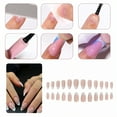 thumbnail image 6 of RAGUPEL 24Pcs Glue on Nails for Women,White French Tip Press on Nails,Silver Sequins Press on Nails Almond,Press on Nails for Workplace,Daily Life and Wedding,Style1, 6 of 7