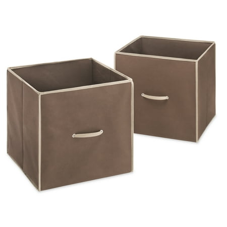 Whitmor 14-inch Collapsible Cube CLoset Organizer Java Set of 2