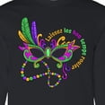 thumbnail image 4 of Inktastic Laissez Les Bon Temps Rouler Mardi Gras Mask Long Sleeve T-Shirt, 4 of 5