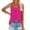 Hot Pink, variant on Tank Tops for Women Tank Top Adjustable Spaghetti Strap Camisole Scoop Neck Sleeveless Top S 3Xl Tank Tops