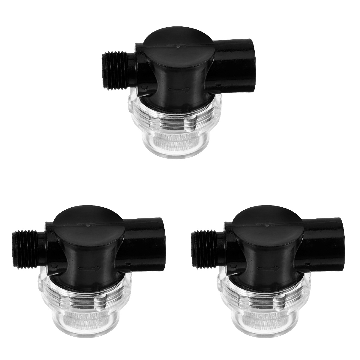 Inline Strainer Filter Accesorio De Motos Accesorios Motocicleta Thread Small Stainless Steel 3 Count