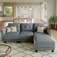 thumbnail image 1 of LLappuil Modular Sectional Sofa, 4 Seat Modular Sectional Sofa with Storage, Velvet Waterproof Anti-Scratch Sofa for Living Room, 1 of 8