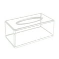 thumbnail image 4 of BRIGHTFUFU 1Set Tissue Box Clear Toilet Paper Container Acrylic Rectangular For Home Use, 4 of 8