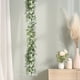 thumbnail image 4 of Vides de flor de gypsophila blanca simulada de rattan, enredaderas decorativas de flores falsas para tuberías de acondicionamiento, techo de salón, rattan de eucalipto retorcido de plástico, 4 of 6