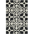thumbnail image 2 of SAFAVIEH Cambridge Kimberly Geometric Wool Area Rug, Black/Ivory, 2' x 3', 2 of 7