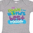 thumbnail image 4 of Inktastic Daddy Worlds Best Roofer Boys or Girls Baby Bodysuit, 4 of 5
