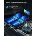 thumbnail image 3 of Car FM Transmitter, Bluetooth 5.0 Car Radio Audio Adapter with Dual USB Charging Ports, 3 of 5