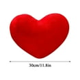 thumbnail image 2 of Gray Heart Pillows, Cute Heart Decorative Pillow, Heart Shaped Throw Pillows for Bed, Faux Fur Plush Hoom Decor Pillow Cushion for Chair Sofa Living Room (11.8"), 2 of 6