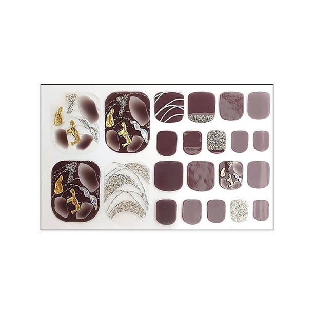 Pegatinas para uñas Pegatinas para uñas de los pies Pegatinas para uñas de verano