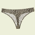 thumbnail image 4 of Iyufng Plus Size Panties for Women,Women's Panties Women's Fashion Comfortable Flower Leopard Print Low Waist Seamless G-string Pants Panties Thong,Womens Thongs, 4 of 6