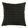 thumbnail image 4 of S4Sassy Decorative Gold Beaded Cushion Cover Pillow Cover Black Velvet Pillow Case 12 x 12, 4 of 5