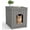 Grey, variant on Cat Litter Box Enclosure, Waterproof Resin Hidden Litter Box Furniture Side Table with Openable Front Door for Small Pets, Indoor & Outdoor Use (Grey)