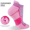 thumbnail image 3 of COOPLUS Women's Ankle Socks 10 Pairs, Cushioned Breathable Mesh Arch Support Low Cut Athletic Running Socks, 3 of 8