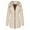 #273-Khaki, variant on Cutuoiiu Women's Long-Sleeved Hooded Mid-Length Valentines Jackets Fashion Casual Jacket with Zipper and Pockets Gifts